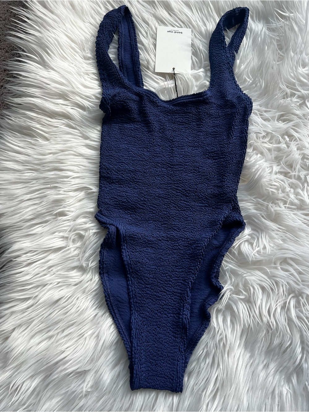 Brand New! Bond-eye Madison one piece swimsuit in sapphire color. One size
